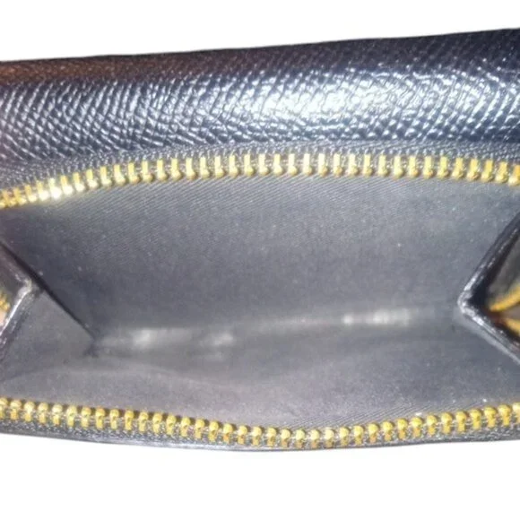 Coach Small Compact Tri-Fold Wallet Midnight | GUC - Picture 8 of 8